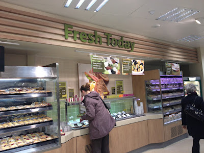 Tesco Metro Tooley Street salad bar and sandwiches