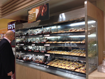 Tesco Metro Tooley Street pastries and chicken to go counter