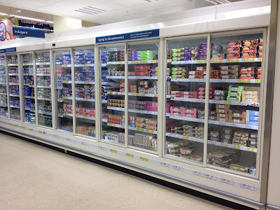 Tesco Tooley St Metro sliding refrigerated doors on fresh food.