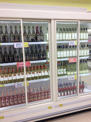 Tesco Tooley St Metro's selection of chilled special offer wines and champagne