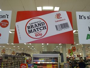 Sainsbury's launched Brand Match in 2011 to great success. 