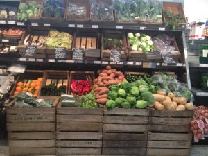 Booths do fresh Produce very well with standard display equipment. 