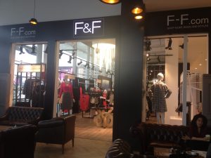 Kensington F&F boutique.