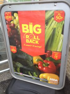 Campaigns like the big Rollback enhance the price proposition.