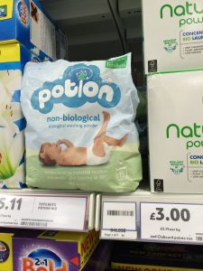 Potion non bio for Baby clothes.