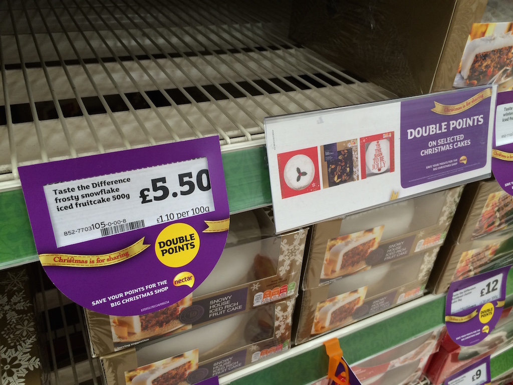 Sainsbury's are starting to offer 'bonus' points on specific products.