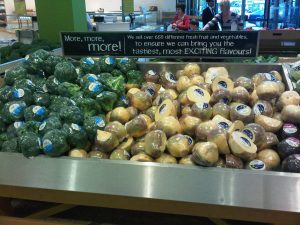 Loose Veg was smartly merchandised.