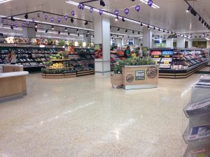 Good sight lines across Produce.