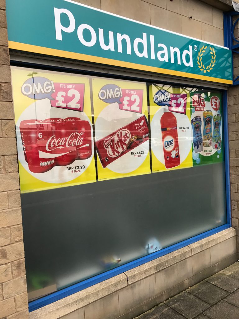 Poundland, also doing multi price.