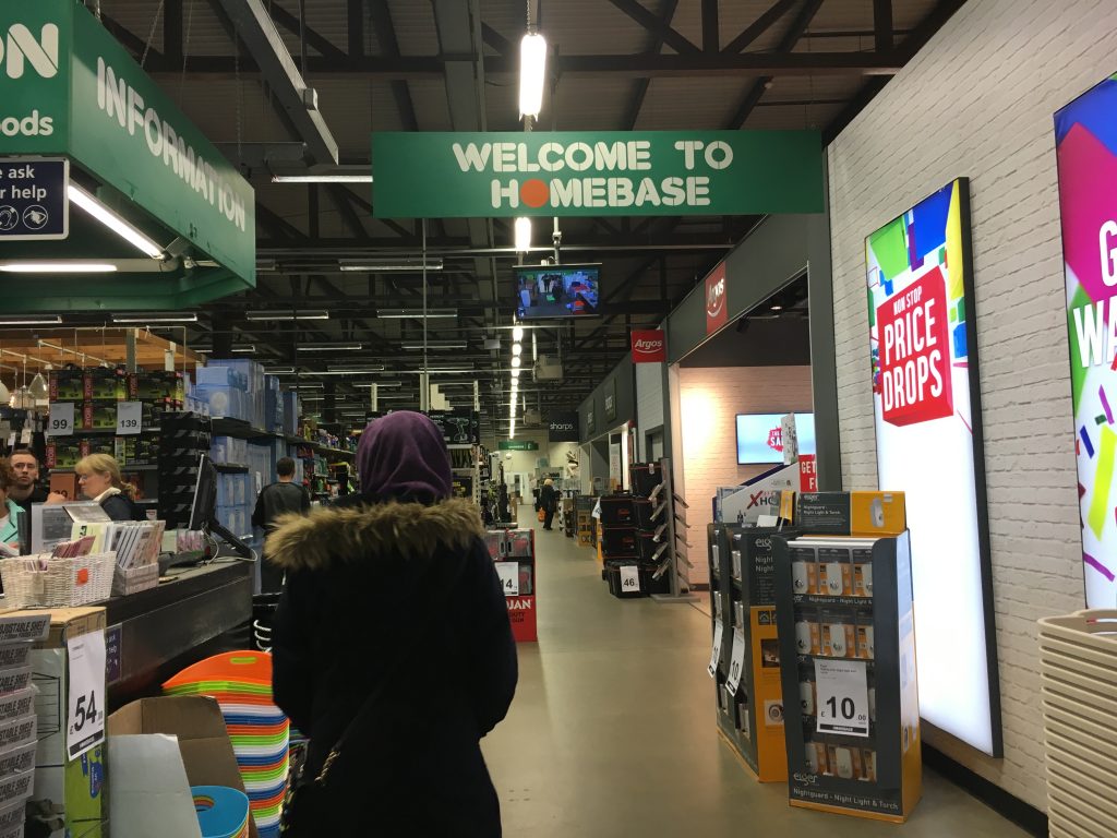 Krypton Factor 1991 edition signage in Homebase.