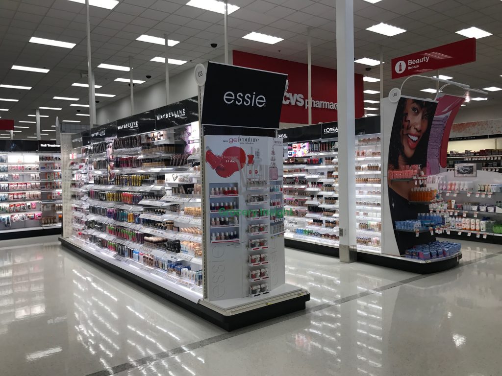 A new Health/Beauty category is located near the entrance in revamped Super Target stores.