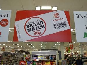 Sainsbury's launched Brand Match in 2011 to great success.