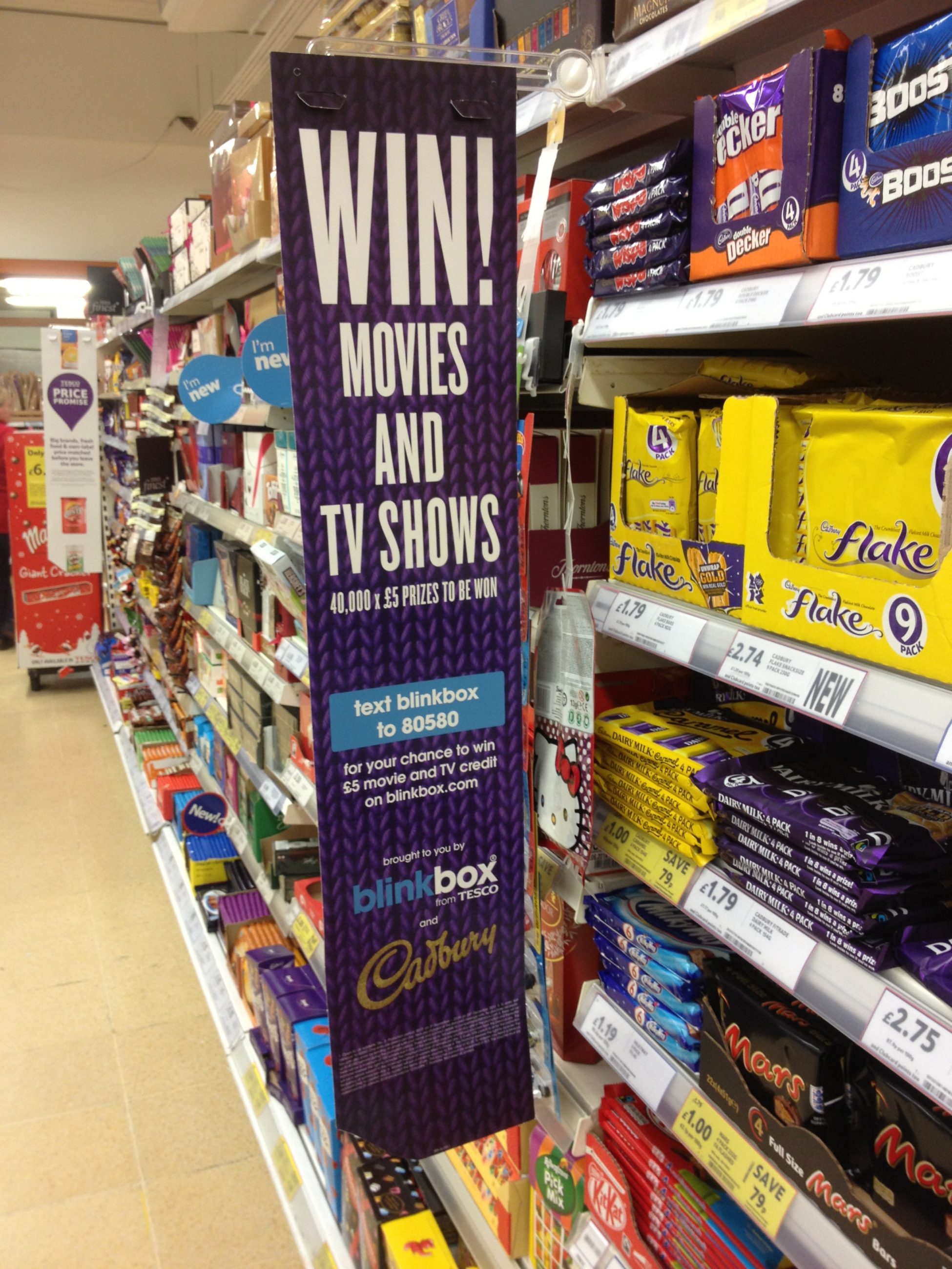 Tie ups with Cadbury's have also been used.