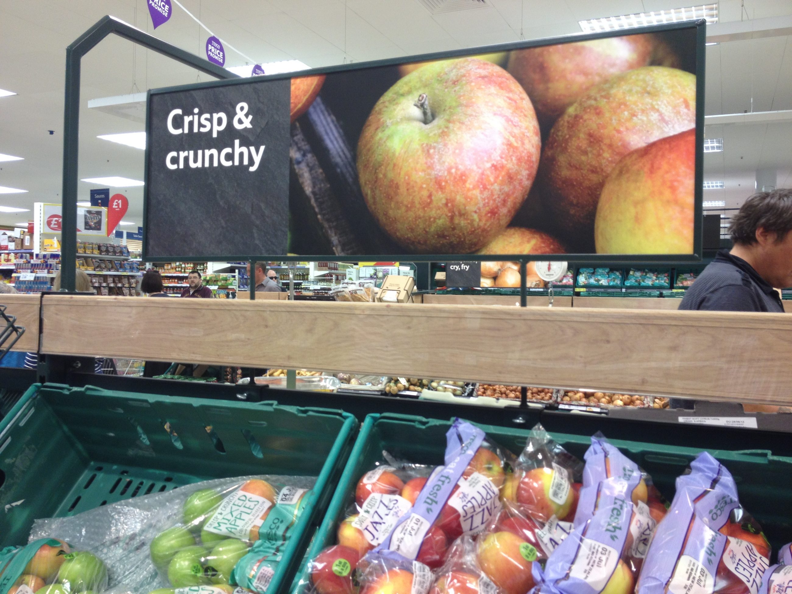 Stortford featured extensive PoS across Produce.