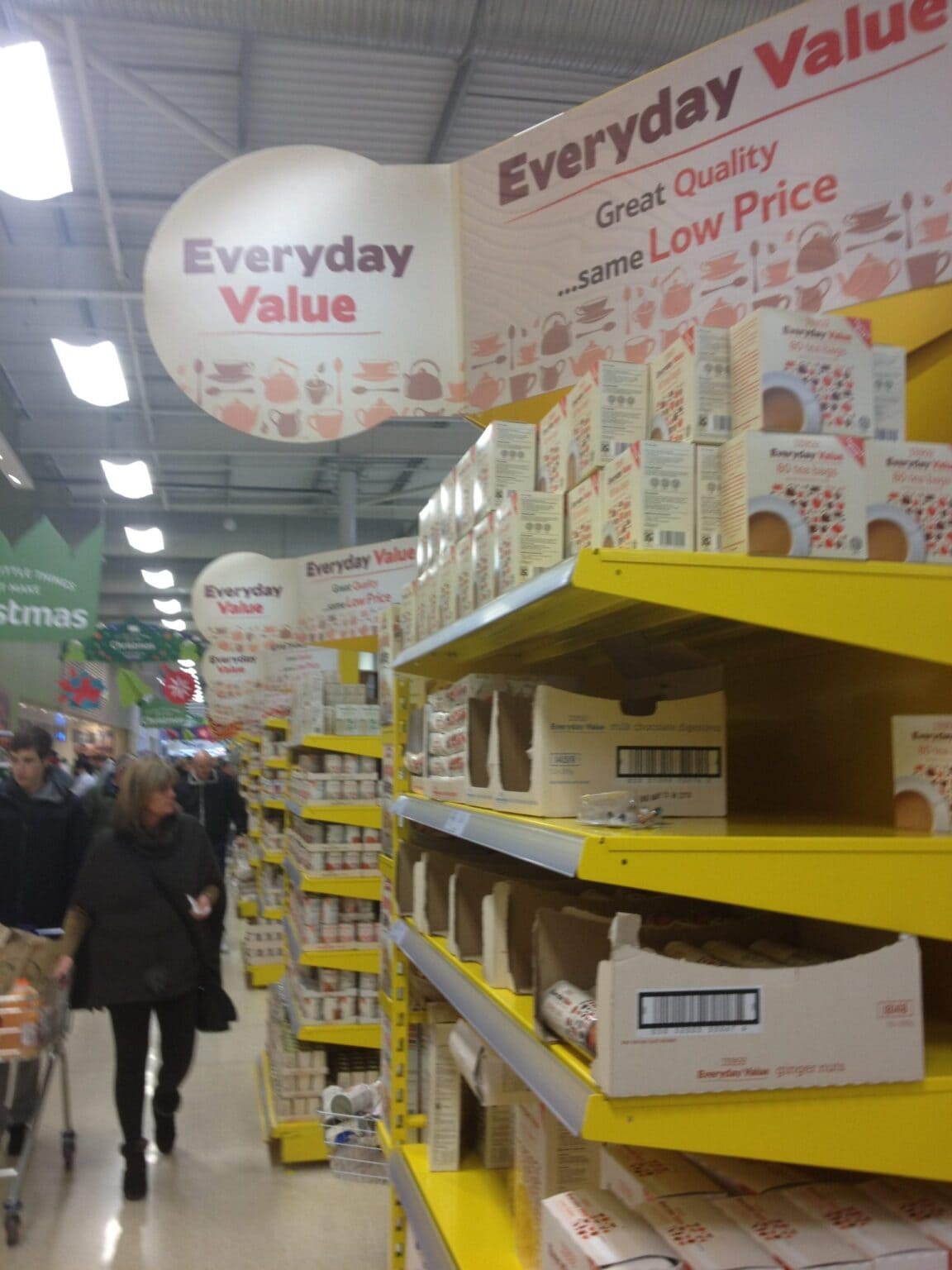 Stores in specific demographics give extra space for Value.
